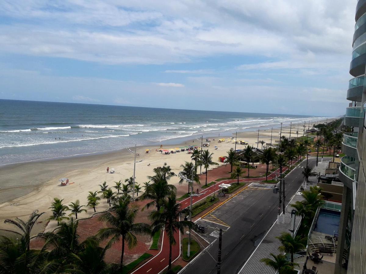 Hotel Apartamento De Frente O Mar Praia Grande Solemar Exterior foto